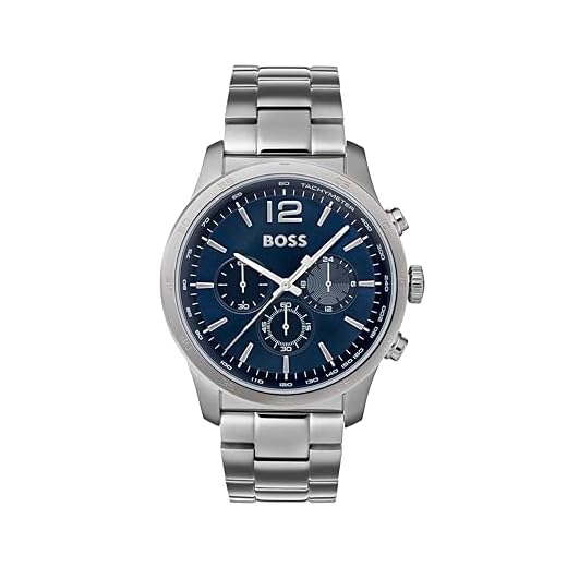 BOSS Reloj Cronógrafo de Cuarzo para hombre con Correa en Acero Inoxidable plateada - 1513527