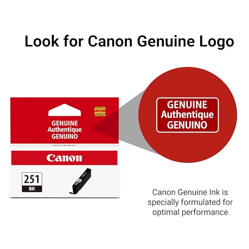Image of Canon CLI-251 BK /CMY 4PK Compatible to MG6320, iP7220, MG5420, MX922, MG7120, MG6420, MG5520, iX6820, iP8720, MG7520, MG6620, MG5620