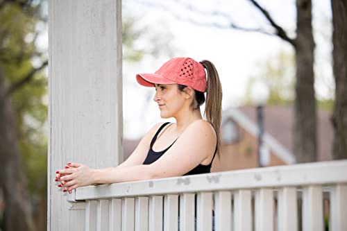 Image of Funky Junque Womens Baseball Cap Dad Hat Ponytail Messy Bun Trucker Ponycap