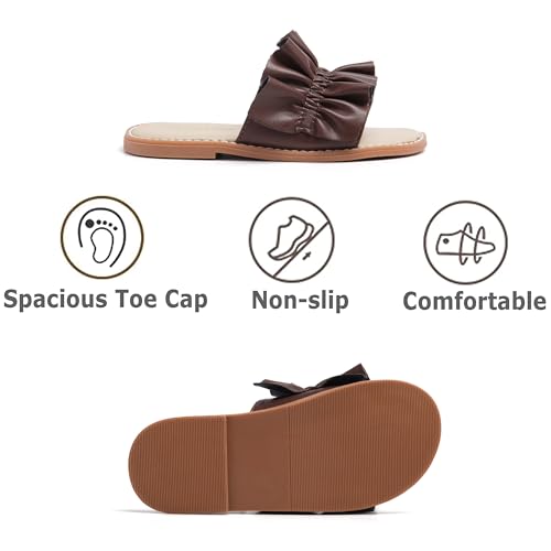 Image of THEE BRON Girls Cute Slip-On Slippers Stylish Sandals for Toddlers & Kids