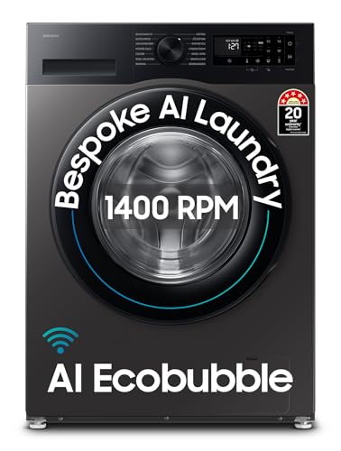 Samsung 9 kg, 5 star, AI EcoBubble, Super Speed, Wi-Fi, Hygiene S...