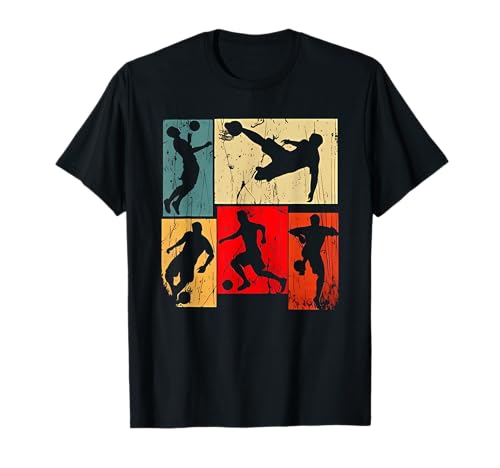 Futbolista Motivos color Retro Camiseta