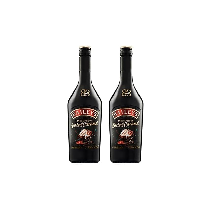 Baileys Salted Caramel, crema di whisky irlandese certificata B-Corp, 700 ml (Confezione da 2)