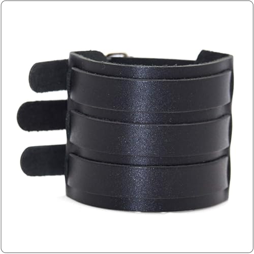 Image of Punk Belt Buckle Bracelet Wide Leather Wristband Adjustable Arm Cuff Bracelet