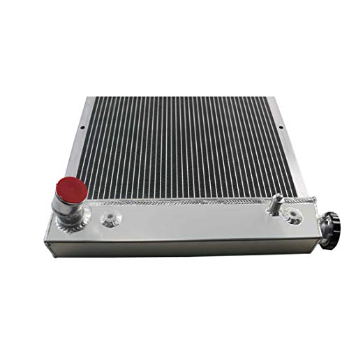 Primecooling 3 Row Core Aluminum Radiator +2X12\" Fans w/Shroud for 1967-72 GMC Chevrolet Blazer, C/K Series Pickup Truck C10 C20 C30