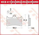 Hochleistungs-Bremsbeläge TRW Lucas Bremsbelag vorne SV für Yamaha YZF R1 RN04 00-01 MCB611SV