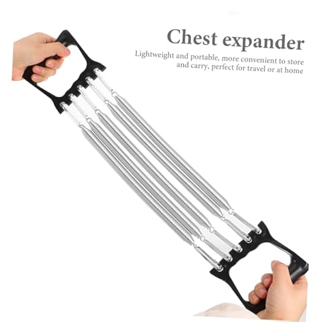 Detachable Chest Expander Exercise Handle Spring Steel Fitness Tool for Men
