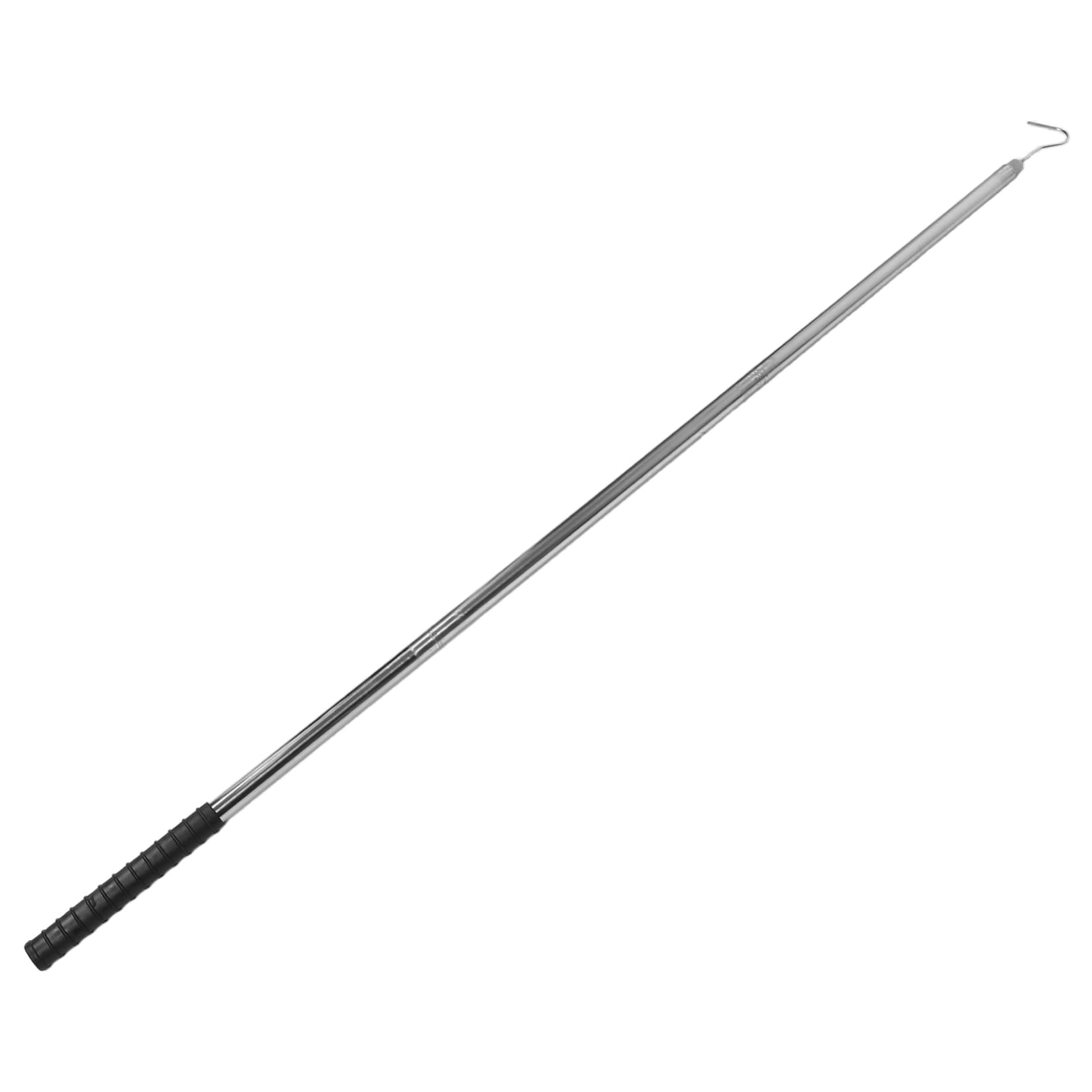 Abaodam Gancho de Acero Inoxidable para Piscina, Herramienta de Agarre para Cestas de Skimmer y Tapas, con Poste Desmontable para Limpieza