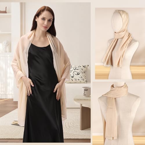Ladiery Shawl for Women - Shawls and Wraps for Evening Dresses Chiffon Shawl and Formal Wedding Party and Gifts for Women4