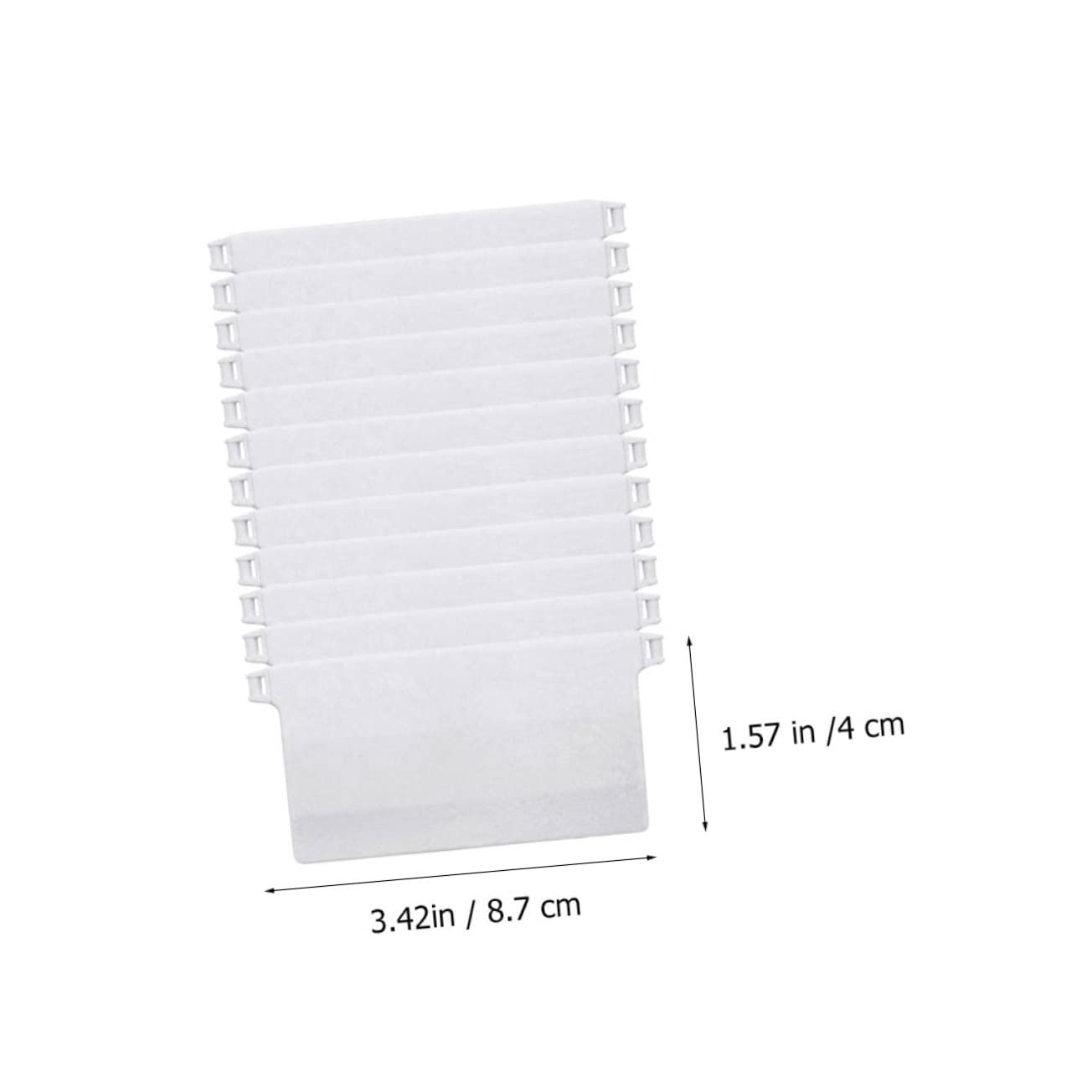 VINTORKY Indoor Window Vertical Blinds Accessories 89mm Blind Chain Clips No Drilling for Living Room