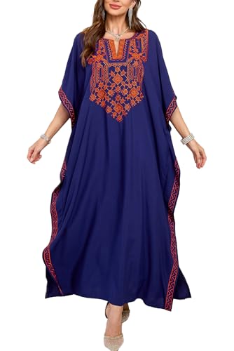 Maillot de bain cover ups L-Peach : masquez les imperfections avec ce kaftan fluide long