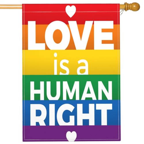 Bandera arco iris LGBT para jardín: decora tu patio exterior con orgullo