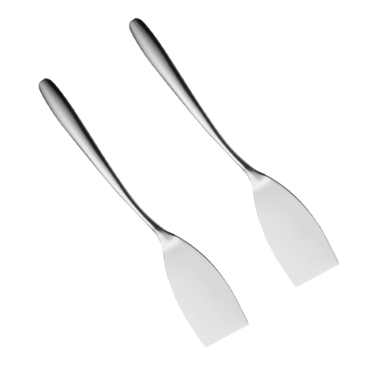 6 Pezzi di Spatola per Friggere in Acciaio Inossidabile, Utensile da Cucina, Spatola per Friggere in Acciaio Inossidabile, Utensili da Cucina in Metallo, Piccole Spatole da