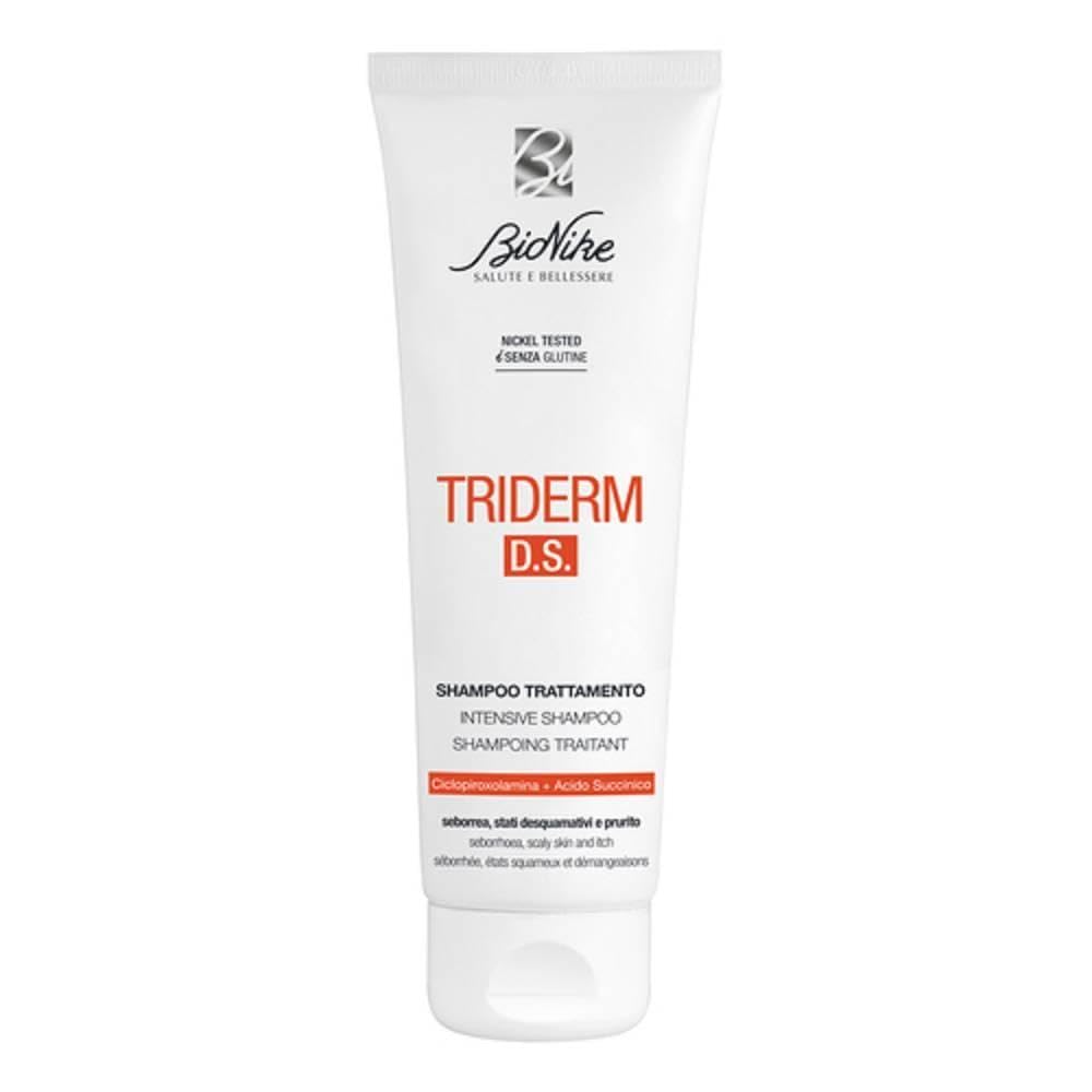 BioNike Triderm D.S. Treatment Shampoo for Seborrheic Dermatitis,  Cyclopiroxolamine and Succinic Acid, Seborregulatory and Calming Effect,  Relieves ...