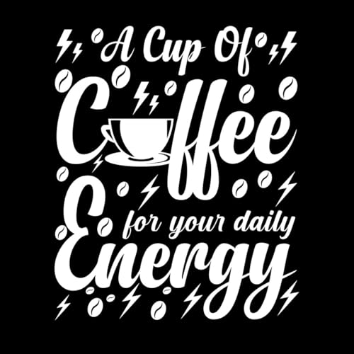 Coffee Mug Wall Stickers Paster Paper 65.6x79cm Removable Without Leaving Glue White