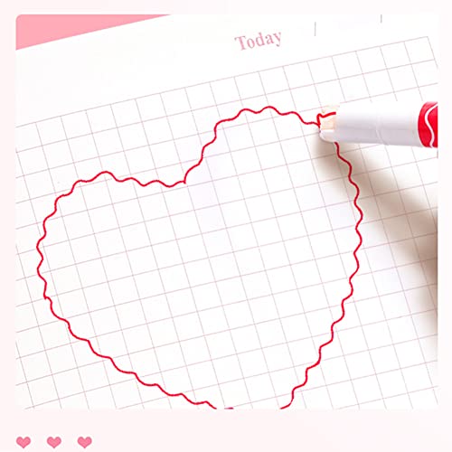 Stylos à Bordure,Stylo à Contour De Fleur Avec 6 Formes De