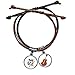 DIYthinker Radial Futbol Deportes Futbol Pulsera Cuerda Mano Cadena Cuero Guitarra Pulsera