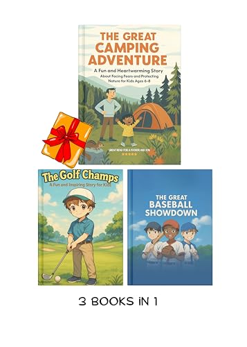 3 Books Collection Set: Motivational Stories About Self-Confidence, Sports, Friendship and Courage for Young Boys (Uplifting Stories for Children 6-8)