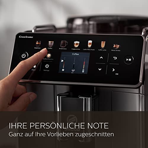 Saeco Kaffeevollautomat GranAroma, Schwarz, 16 Kaffeespezialitäten