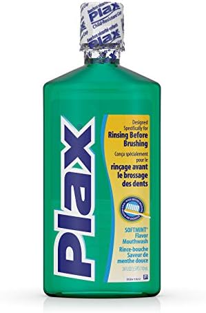 Plax Advanced PreBrushing Dental Rinse, Soft Mint, 24 Ounce