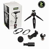 Shure MV88+ Video Kit - Digital Stereo Condenser Microphone for Apple and Android, with Manfrotto PIXI Tripod, Phone Clamp, Mount, iOS and USB-C Cables for Next-Level Compatibility and Connectivity - 3