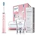 Produktbild Philips Sonicare DiamondClean Elektrische Zahnbürste HX9369 Rosa mit DeepClean funktion + Dentissimo Zahnfleisch Entzündung Zahnpasta PRO-Care