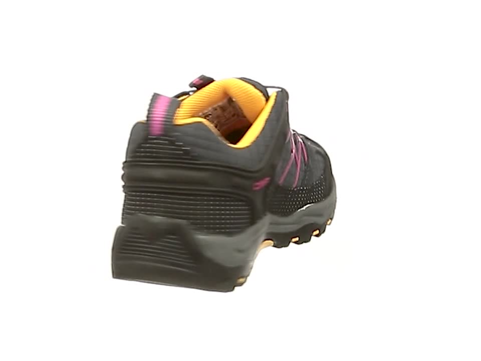 Zapatos De Trekking CMP Rigel Low Para Niños - Impermeables, Talla 32 EU, Color Antracita/amarillo