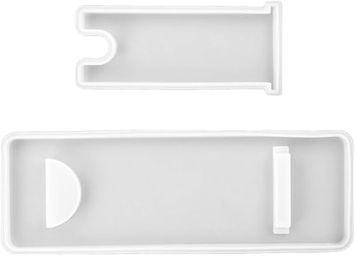 VILLCASE Molde para estante de vino, moldes de resina epoxi para resina epoxi, moldes de fundición de silicona, soporte para copas de vino, moldes