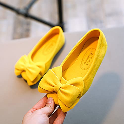 Toddler/Little Kid Girl's Bowknot Mary Jane Ballerina Flat Shoes Princess Girls Dress Shoes Kids Slip On Casual Shoes2