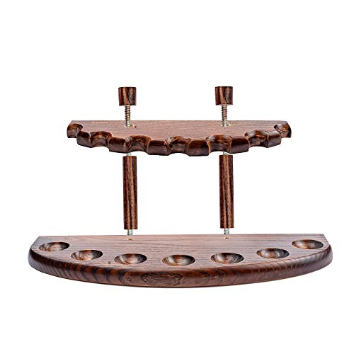 Dr Watson - Wooden Tobacco Pipe Stand, For 7 Tobacco Smoking Pipes, Handmade From Solid Wood #TOP1