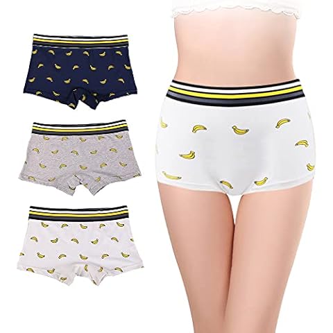 PHOLEEY 3 Pack Women Cotton Soft Boyshort Comfortable Panties Female Camouflage  Band Boxer M-2XL, 3 Pack-1, XXL Cover