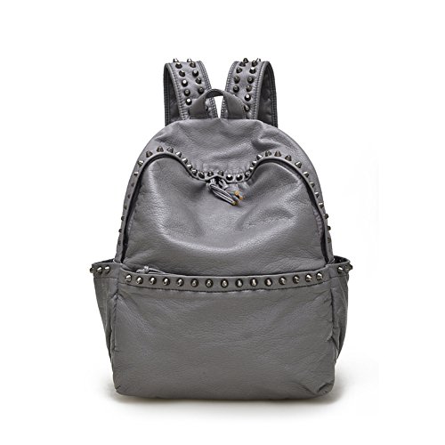 Sacs à bandoulière Mesdames grand sac à dos cuir souple pour femme moderne et active