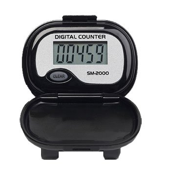 SM2000 Step Pedometer - Black