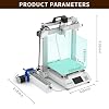 TRONXY 3D Printer Moore 2 Pro Clay 3D Printer, 3D Model Pottery Suitable for Kiln, Liquid Deposition Molding Ceramic 3D Printers, 10x10x10.2 inch