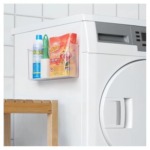 iDesign AFFIXX Plastic Wall Mount Organizer for Kitchen Bathroom, Office, Bedroom, Garage, Craft Room, 3.5" x 11" x 6.5", Clear by iDesign - Image 5