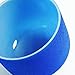 TERRITORY G Note Throat Chakra Blue Colored Quartz Frosted Crystal Singing Bowl 8 inch