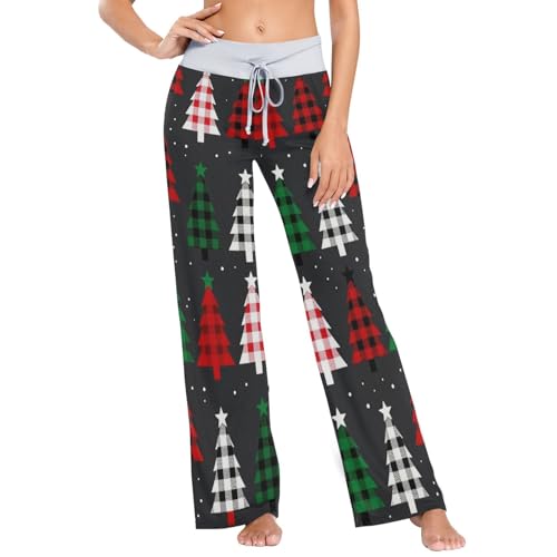 Pantalon de pyjama femme imprimé taille XS avec cordon de serrage réglable