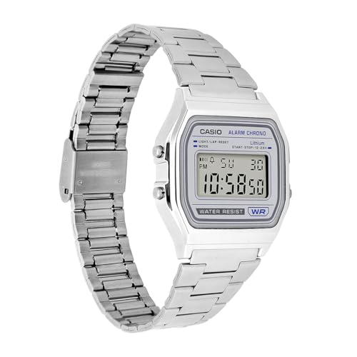 Image of Casio Vintage A158WEA-7DF Digital Silver Watch Unisex (D426)