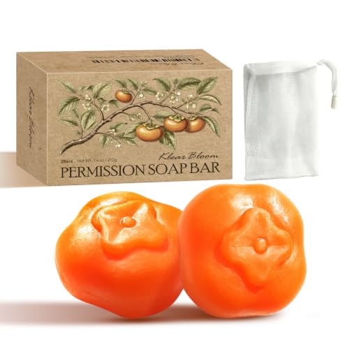 Image of Persimmon Soap for Body Odor, 2 Bars x 105g