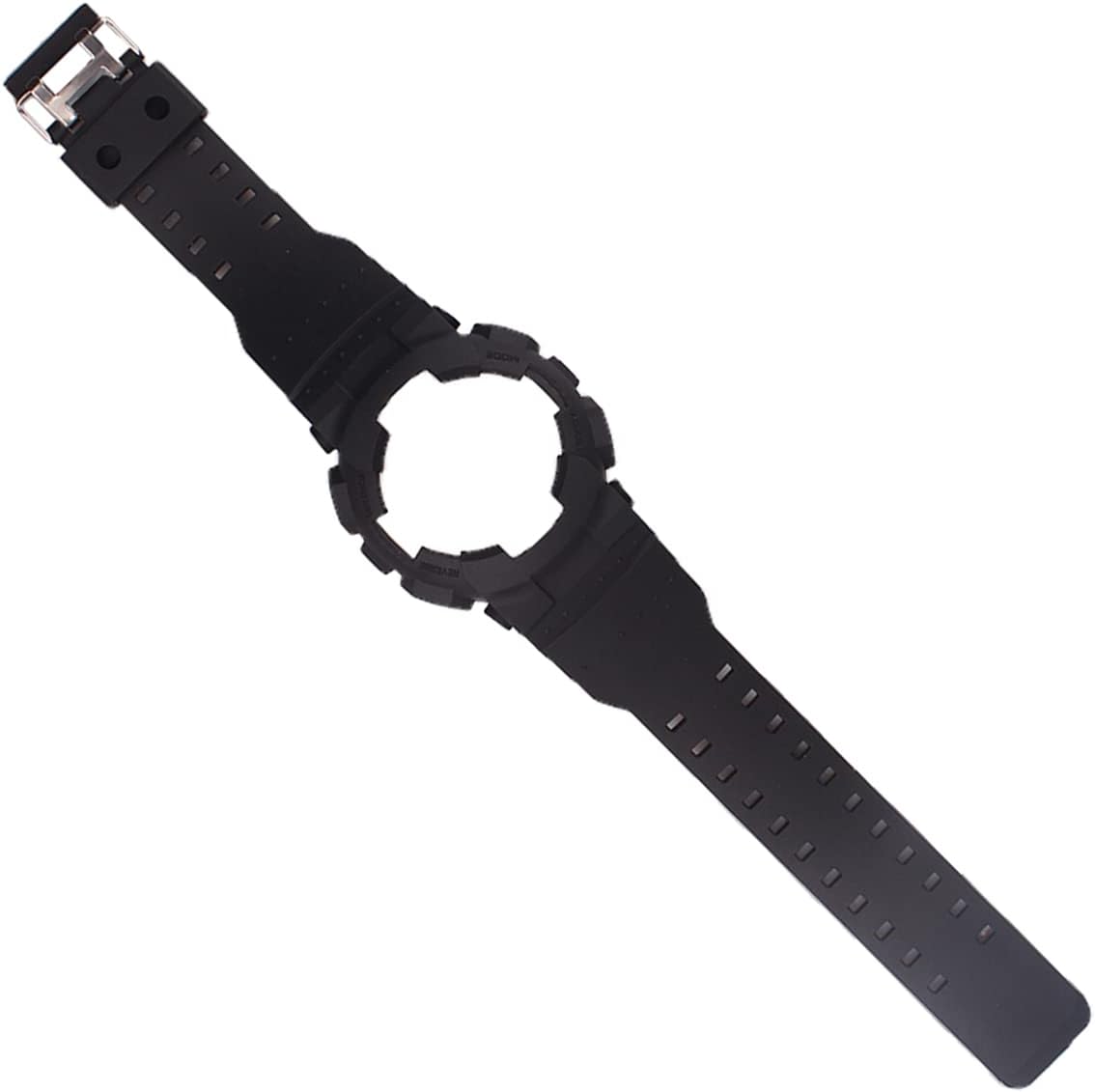 My Time OliBoPo Natural Resin Replacement Watch Band Strap for Casio Mens G-Shock GD120/GA-100/GA-110/GA-100C