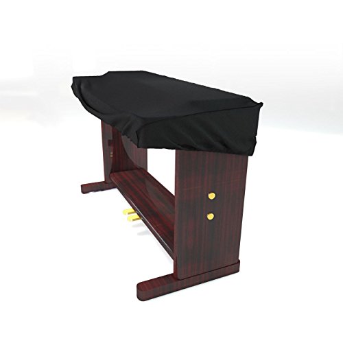 Interpro Dust Cover For 88 Keys Keyboard In Black - Size: 10"(H) X 56"(W) X 16"(D). #TOP4