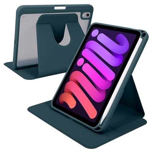 A-BEAUTY Coque Rotative Compatible avec iPad Mini (A17 Pro, 2024, 7ème Génération) / iPad Mini 6...