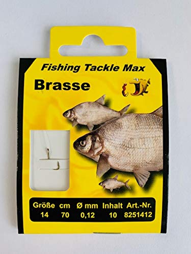 Fishing Tackle Max GmbH & Co. KG 10 St. 14er Angelhaken für Brasse - Größe 14 Fishing Tackle Max GmbH & Co. KG 10 St. 14er Angelhaken für Brasse - Größe 14