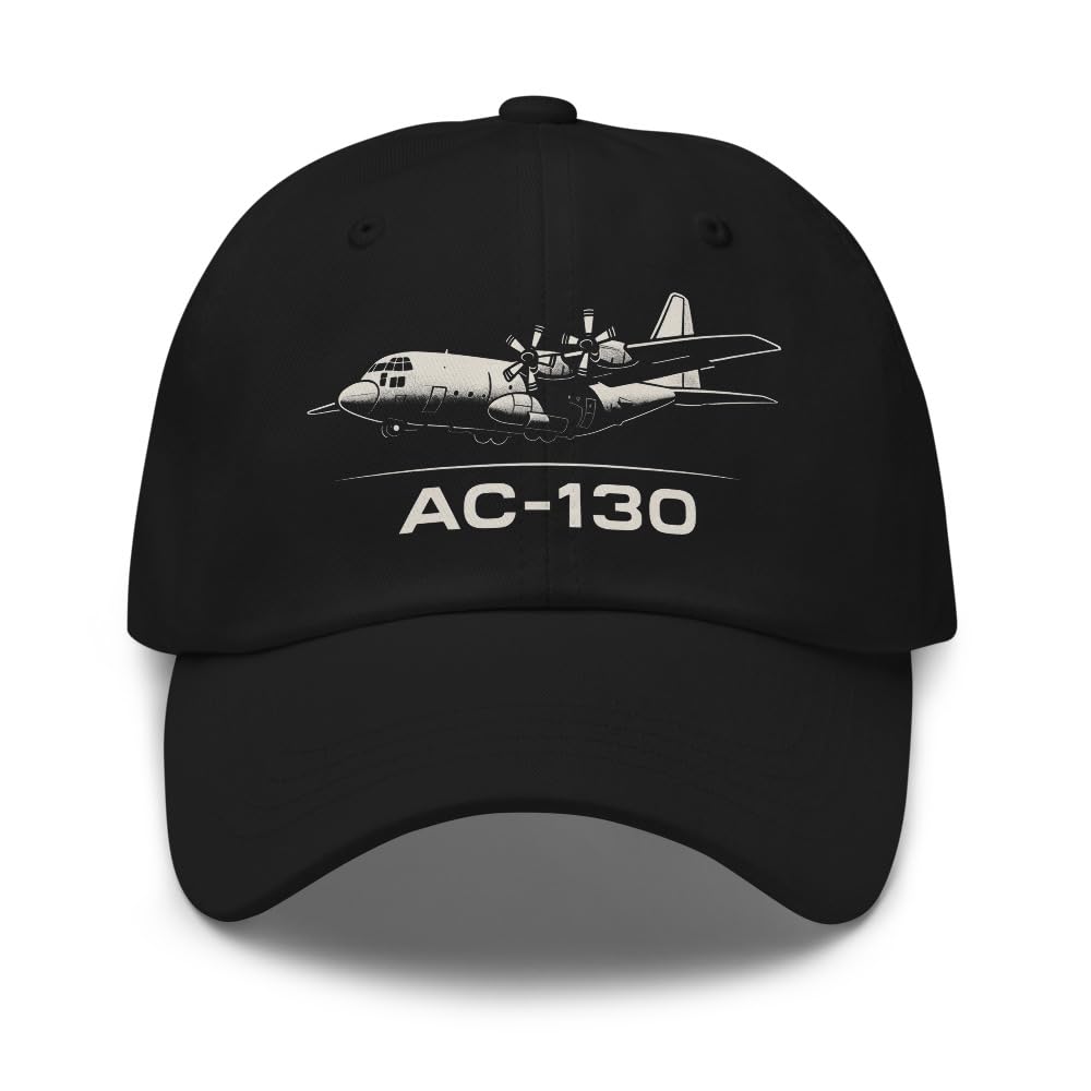 AC-130 Gunship Dad Hat – Tactical Air Support Cap for Military Aircraft Fans