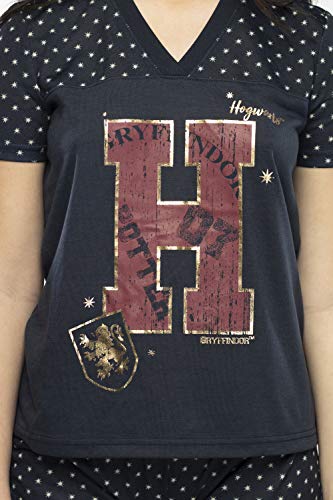 Harry Potter Girls' H Is For Harry Gryffindor Athletic Shirt And Pants 2 PC Pajama Set4
