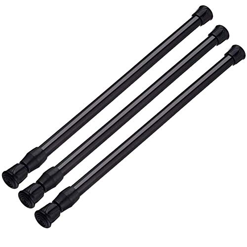 Beausoleil 3 Piezas Barras de de Varilla de TensióN de 16 una 28 Pulgadas Barra de de Resorte Barra de Ajustable Barra de Expandible