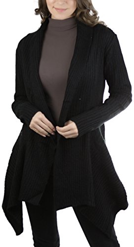 Image of ToBeInStyle Women's Warm Heavy Knit Long Sleeve Cardigans