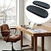 Amagogo 2Pcs Office Chair Armrest Pads Arm Rest Covers Smooth Utility Easy to Install Anti Slip Computer Chair Arm Cushions Universal