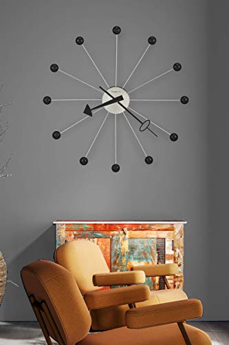 Howard Miller Ball Wall Clock Ii 625-527 – Oversized Retro Classic With Quartz Movement #TOP3