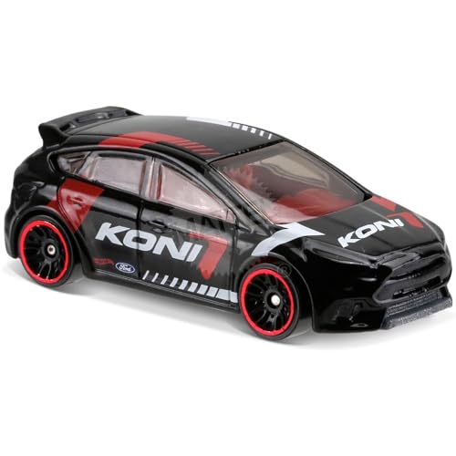 Hot Wheels Ford Focus RS Negro 1:64 miniatura 1